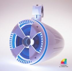 Photo of Soundstream Marine Wake Tower Speaker LED-8RGB in White